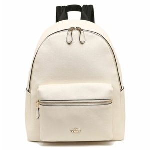 WOMEN'S COACH PEBBLE LEATHER BACKPACK